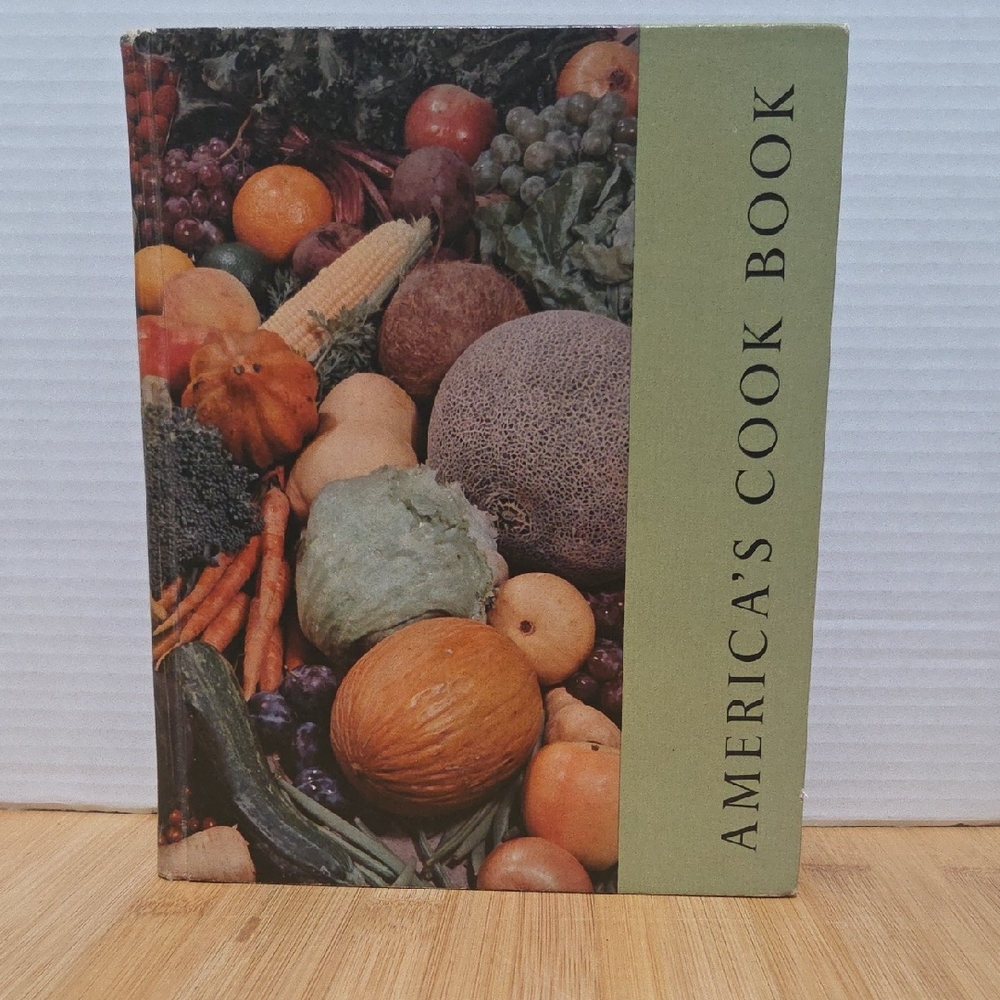 America's Cook Book with Colorful Cover